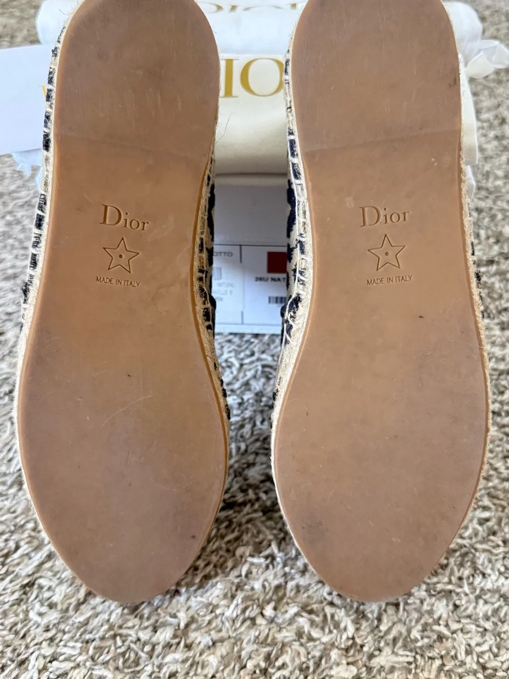 Dior espadrilles bold